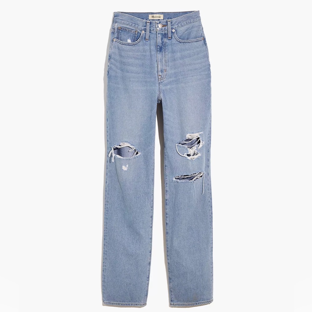 Madewell jeans sz 26, worn once, baggy straight, Earlhurst wash 12rise 32inseam